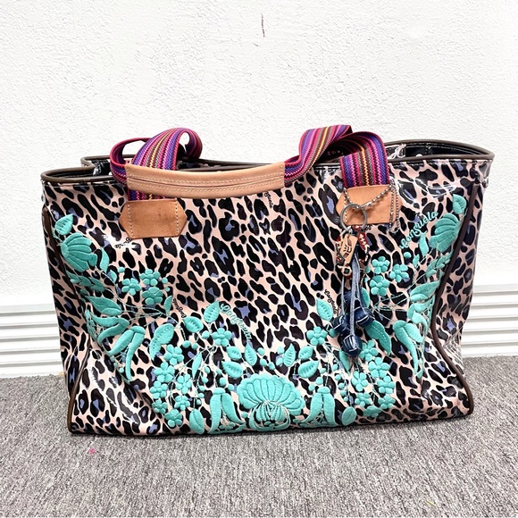 Consuela Bags Consuela Bettie Leopard Grande Overnight Tote Bag